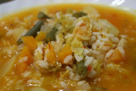 Arroz con verduras