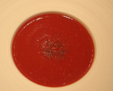 Gazpacho sin pan