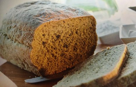 Pan de molde enriquecido vitaminado con espinacas