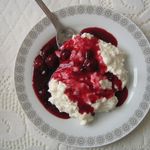 Postre danés de arroz con almendras (Rise a l'amande)